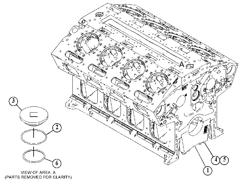 Блок цилиндров в сборе 5251804 CAT