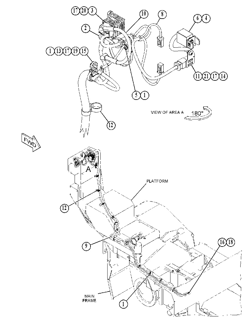 WIRING GP-CANOPY 4784138 CAT