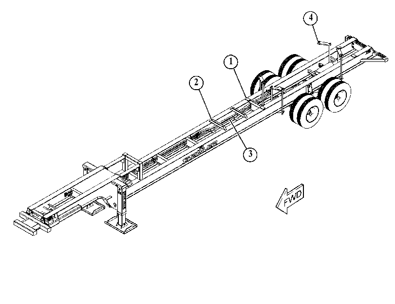 TRAILER AR-LOG LOADER 5170664 CAT
