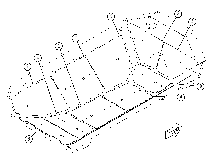 LINER GP-BODY 5461035 CAT