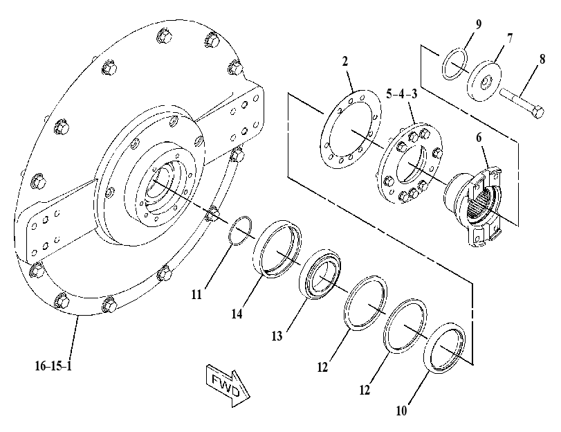 COVER GP-TRANSMISSION 2129549 CAT