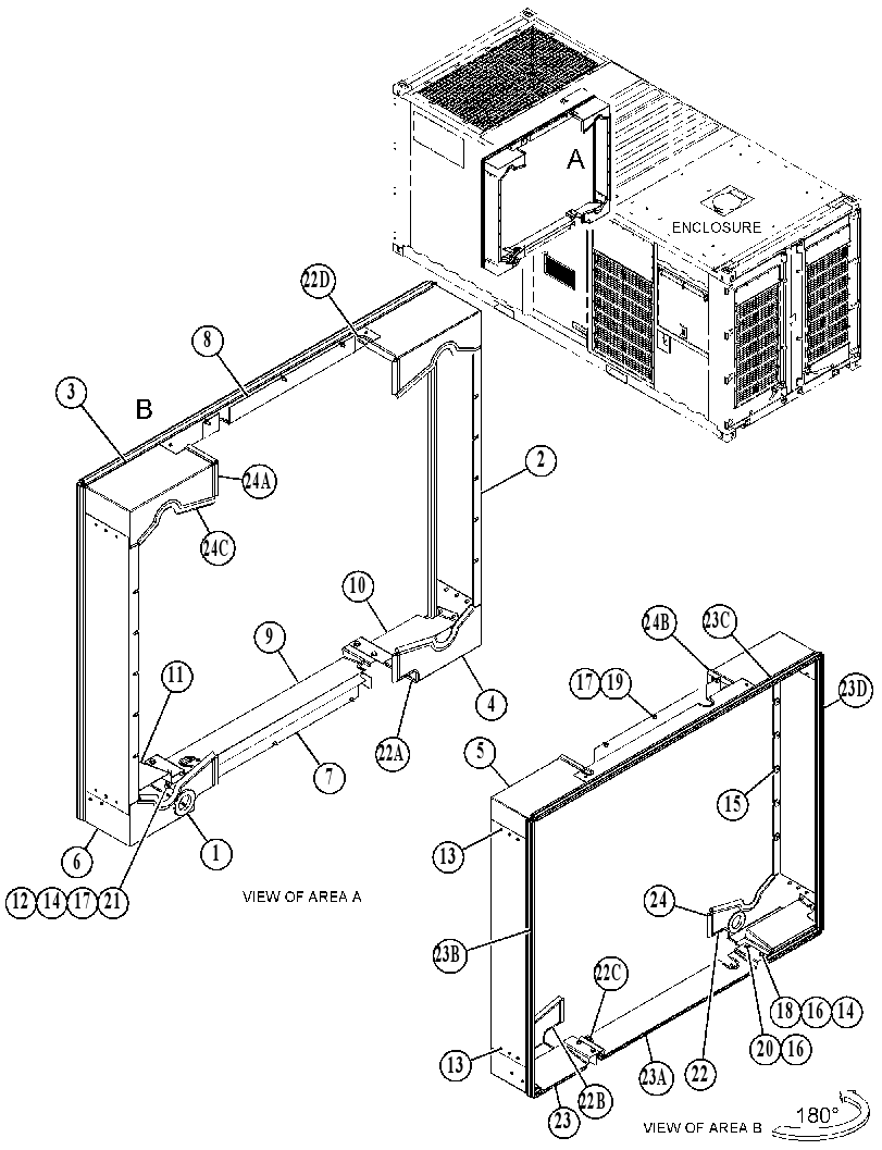 DUCT GP-ENCLOSURE 5041593 CAT