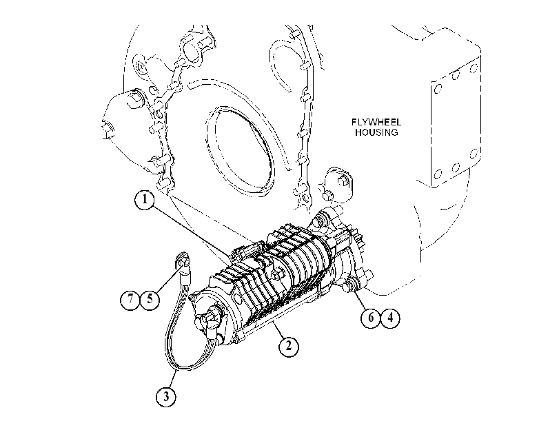 STARTING MOTOR & MTG GP-ELEC 4941261 CAT