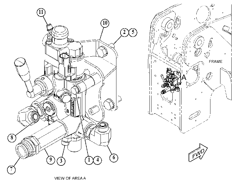 VALVE & MTG GP-BRAKE 5288258 CAT