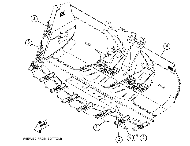 BUCKET GP-HEAVY DUTY ROCK 5121150 CAT