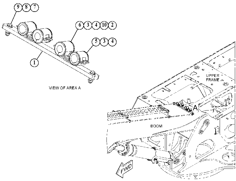 MOUNTING GP-LINES 5154632 CAT