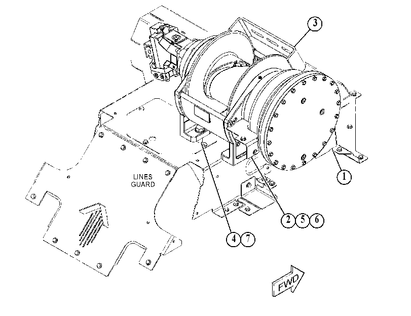 WINCH GP-SKIDDER 5267013 CAT