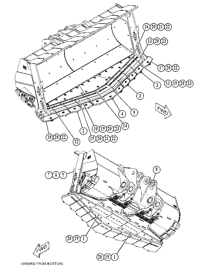 BUCKET GP-HEAVY DUTY ROCK 3165900 CAT