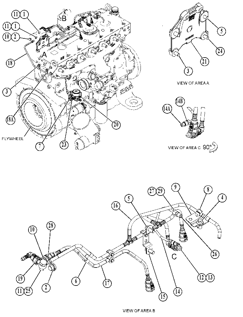 PUMP & LINES GP 4529242 CAT