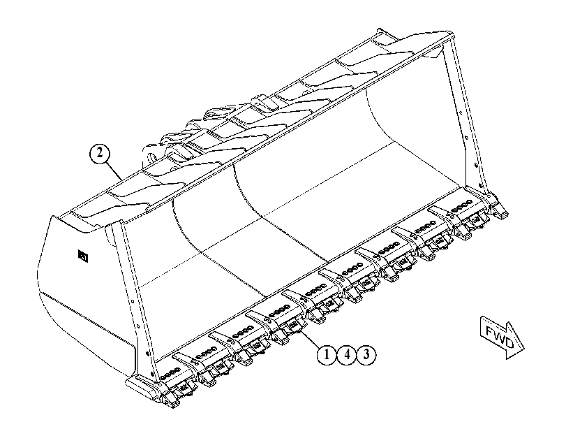 BUCKET GP-COAL 4969922 CAT