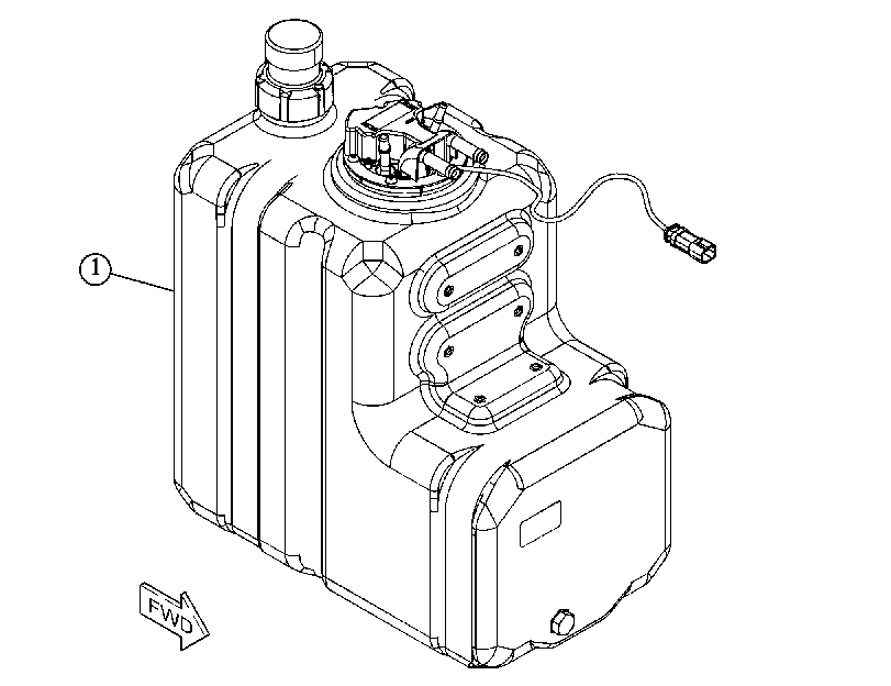 Бак AdBlue 5162716 CAT
