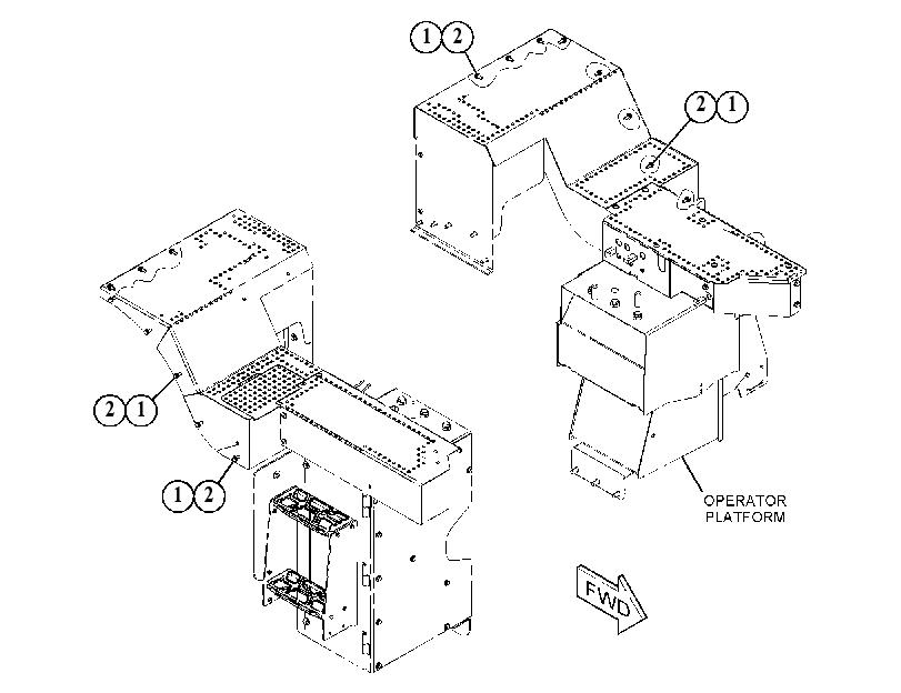 FASTENER GP-PLATFORM 5210916 CAT