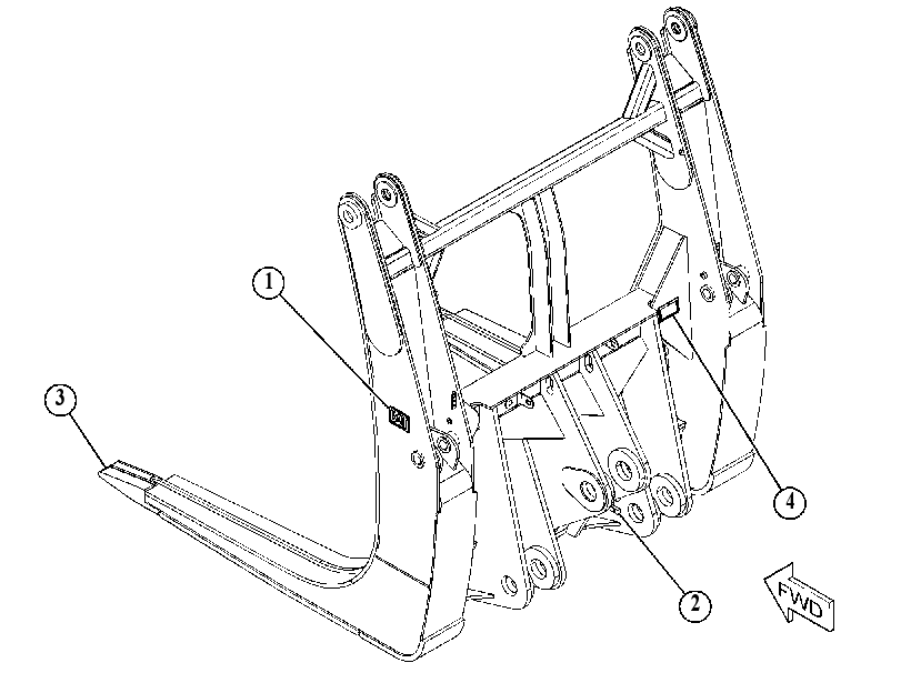 FRAME AS 4316178 CAT
