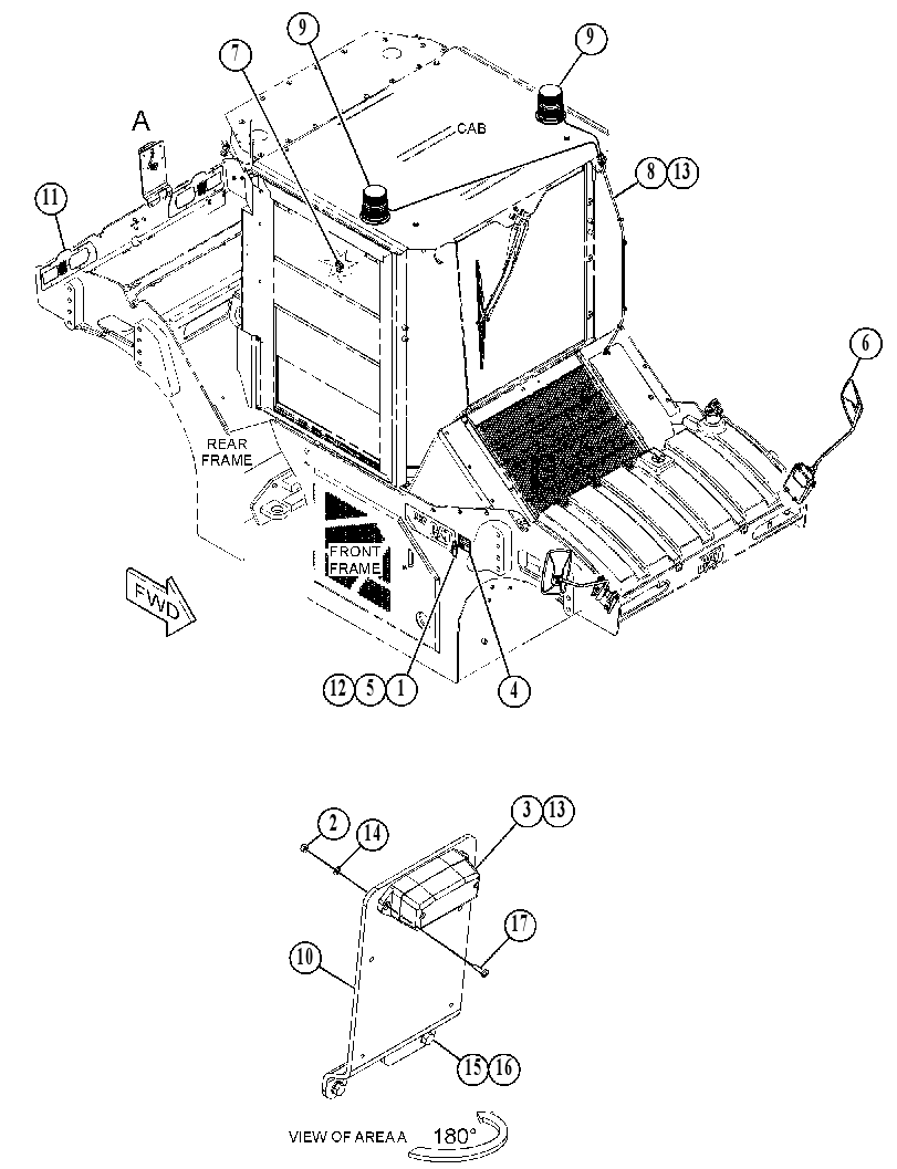 MOUNTING GP-REGISTRATION 5136261 CAT