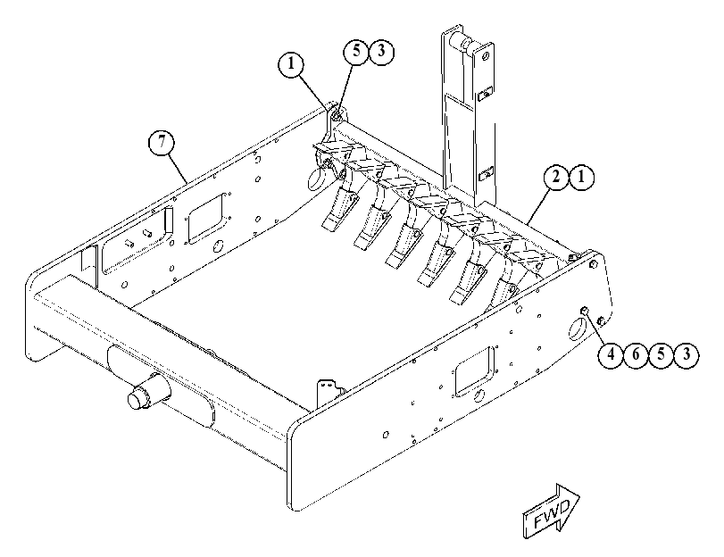 SCRAPER GP-PADDED DRUM 1220699 CAT