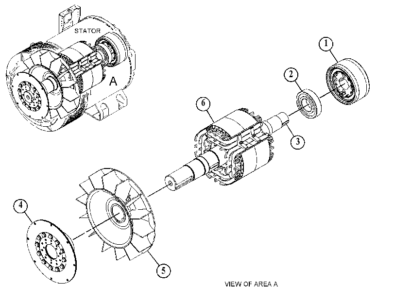 Ротор генератора 5175288 CAT