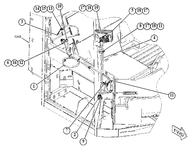 WIRING GP-OBJECT DETECTION 4537172 CAT