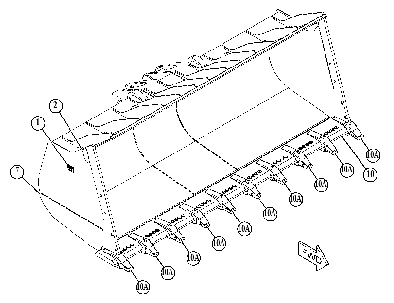 BUCKET AS-COAL 4969921 CAT