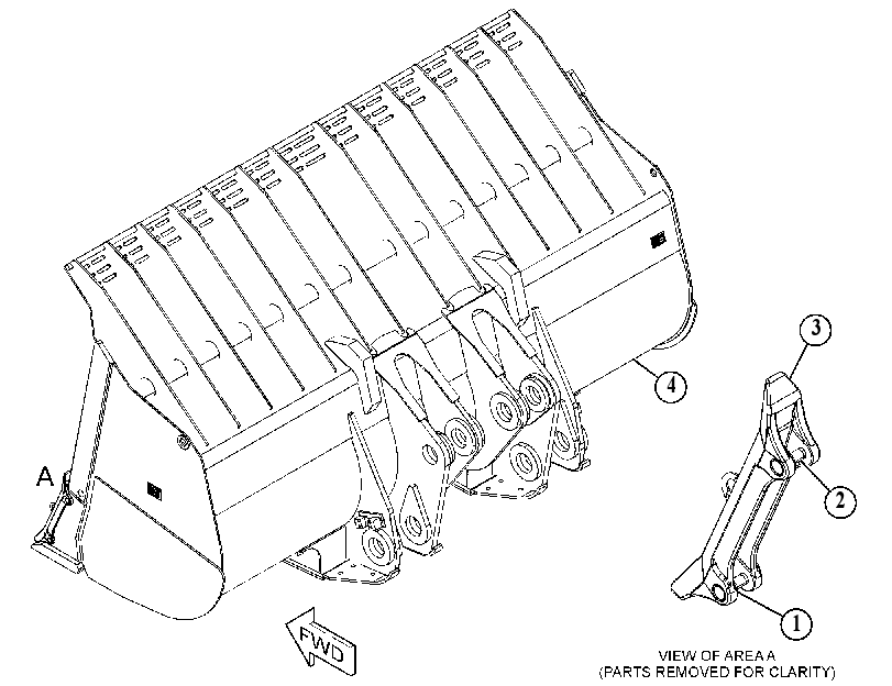 BUCKET GP-COAL 4392830 CAT