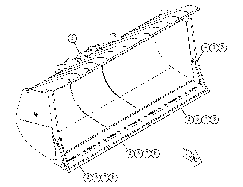 BUCKET GP-COAL 4235501 CAT