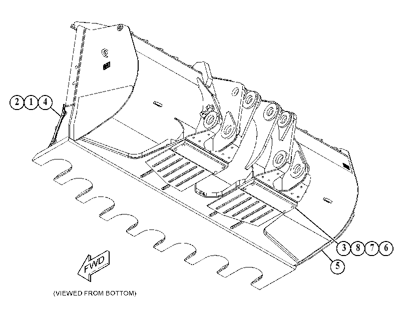 BUCKET GP-COAL 4361360 CAT