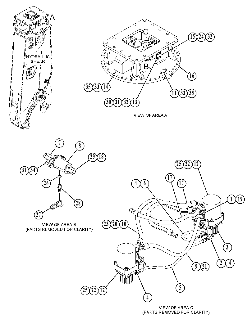 ROTATOR GP-HYDRAULIC 5282431 CAT