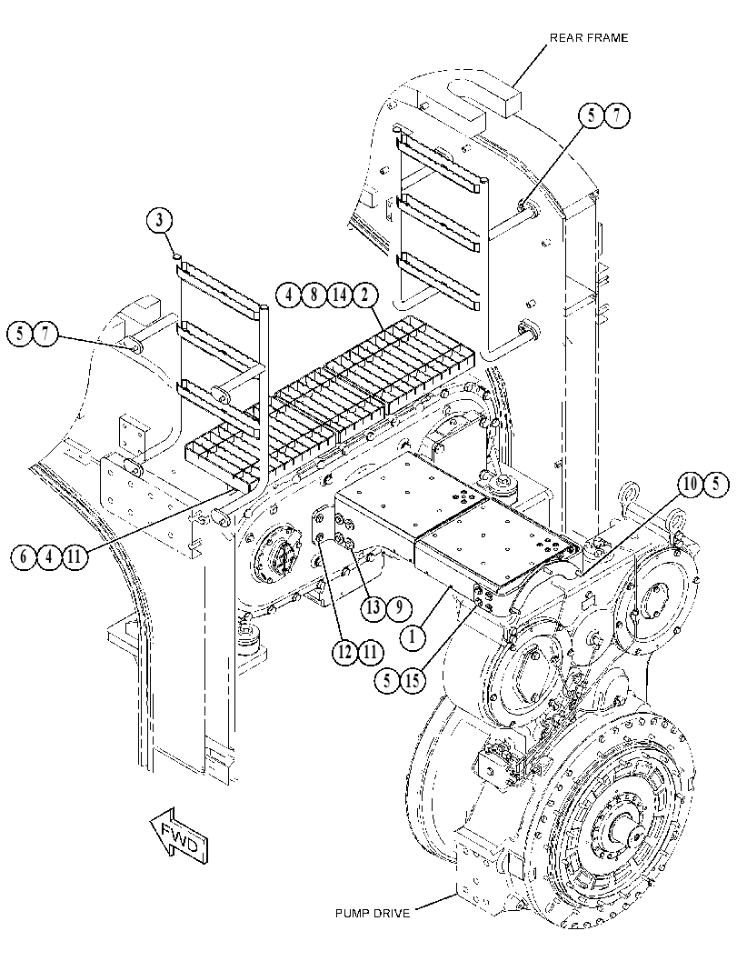 LADDER & WALKWAY GP 3894578 CAT