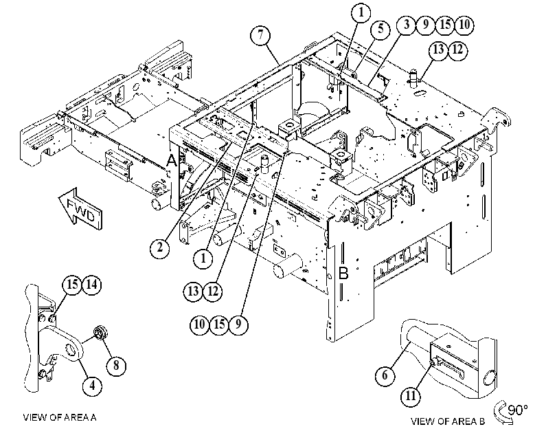 FRAME GP-MAIN 5235937 CAT