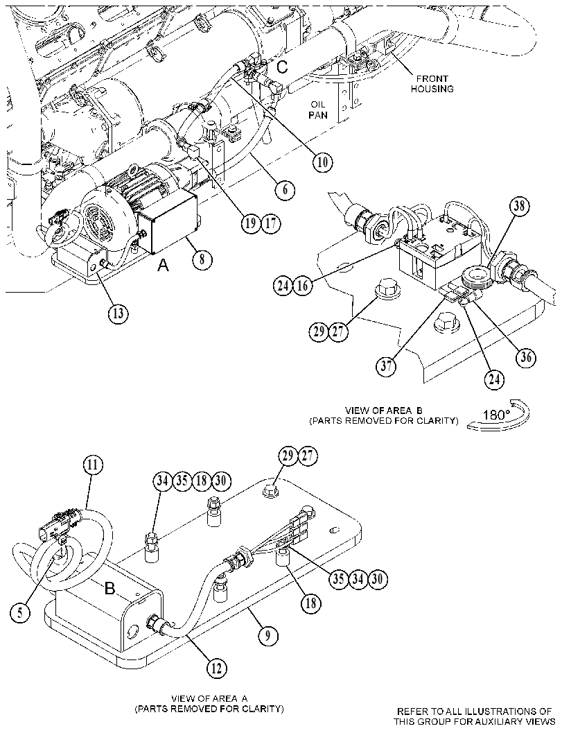 MOUNTING GP-PRELUBE PUMP 4820759 CAT