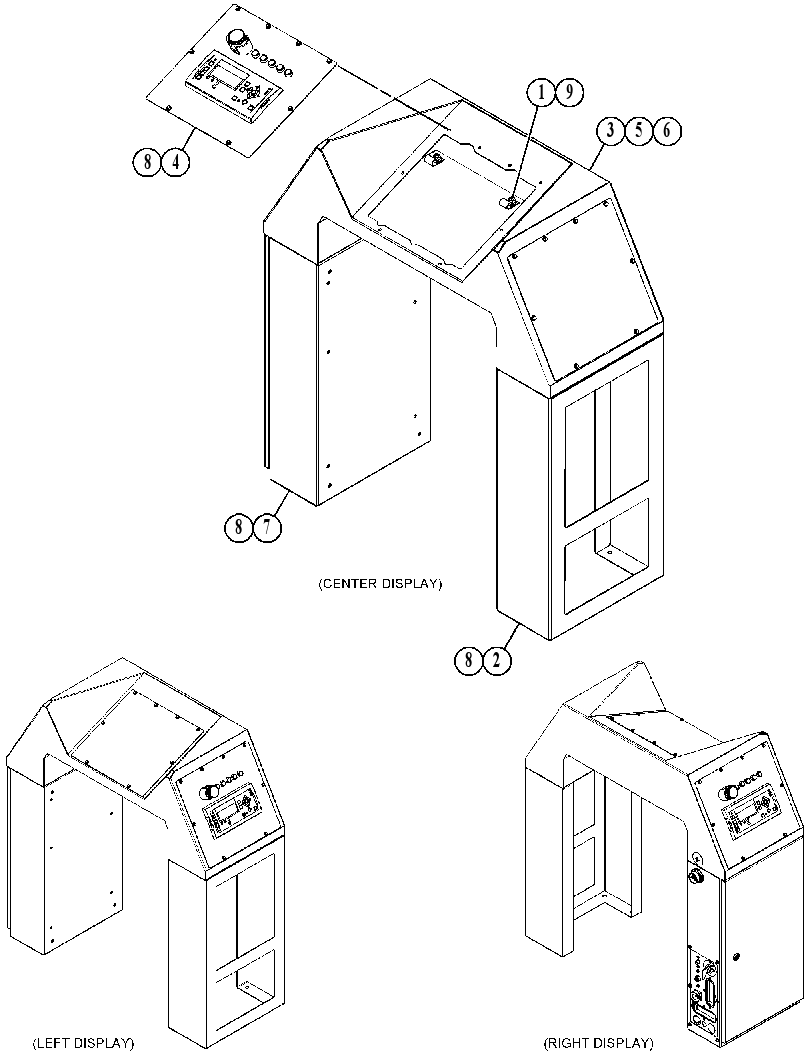 CONSOLE GP-INSTRUMENT 5032219 CAT