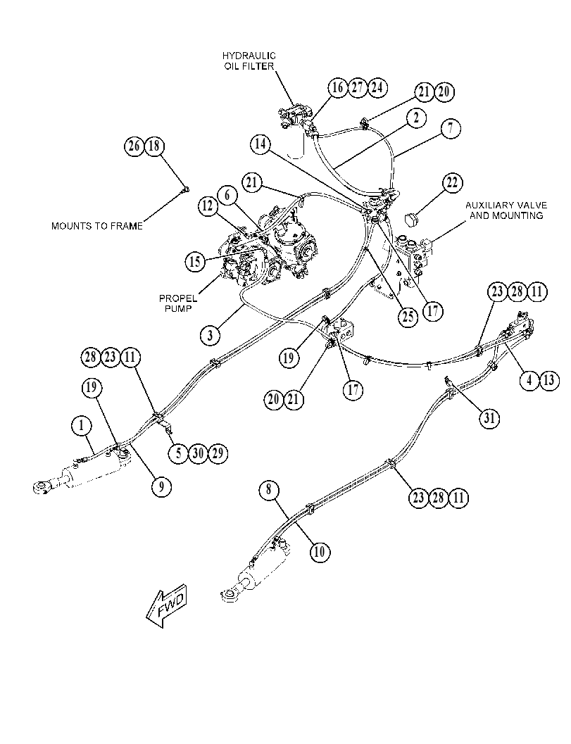 LINES GP-TRACK TENSION 5164023 CAT