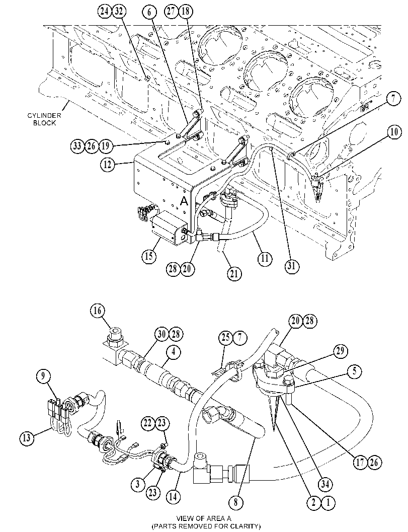 MOUNTING GP-PRELUBE PUMP 5215695 CAT