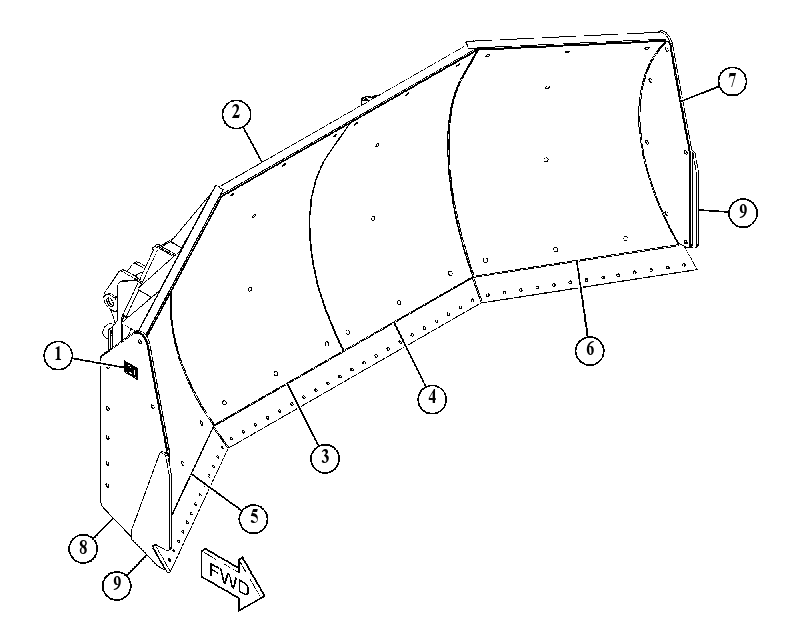 BLADE AS-UNIVERSAL 4529422 CAT