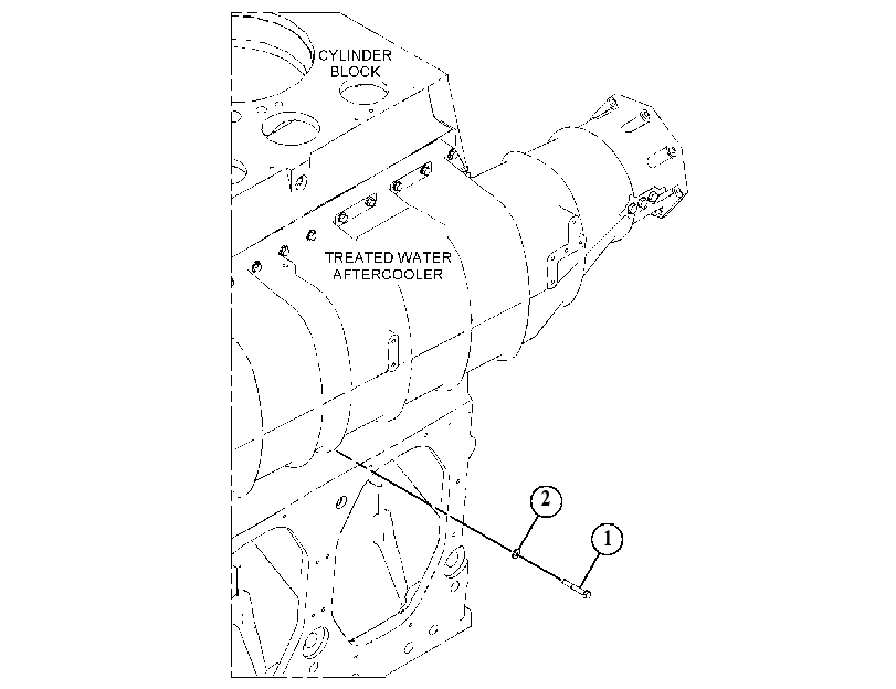 FASTENER GP-AFTERCOOLER 5435794 CAT