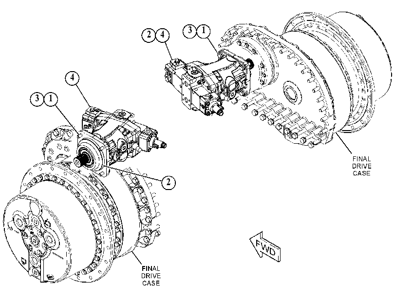MOTOR & MOUNTING GP 4849356 CAT