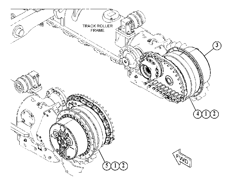 FINAL DRIVE & BRAKE GP 5106972 CAT