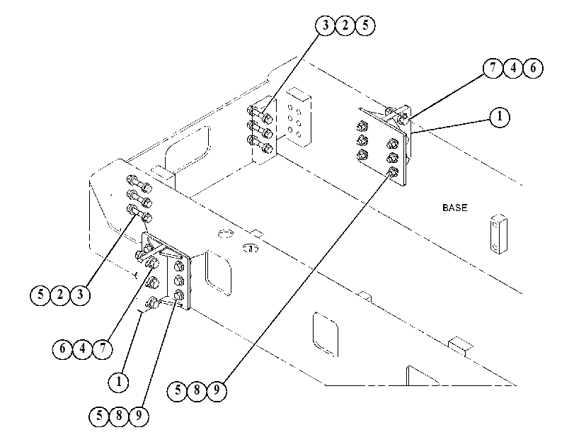 Кронштейн крепёжный 5287985 CAT