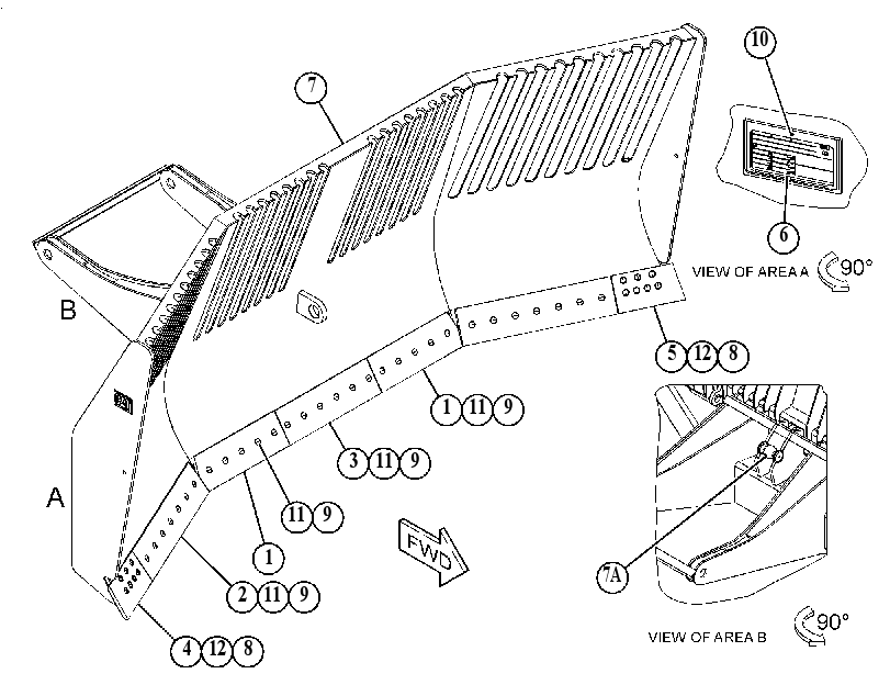 BLADE GP-UNIVERSAL 5425345 CAT