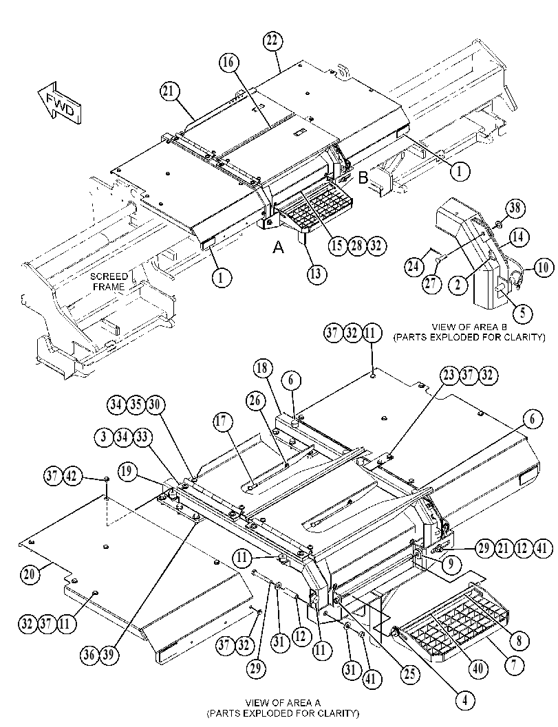 COVER GP-SCREED 4504714 CAT