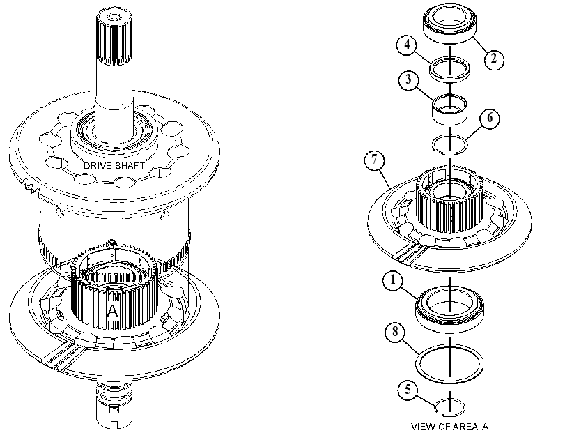 GEAR & BEARING GP 4676585 CAT