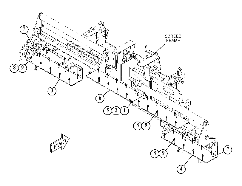 PLATE GP-SCREED 5274111 CAT