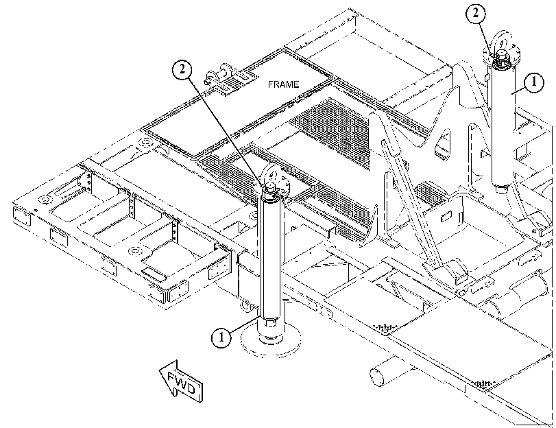 CYLINDER & MTG GP-HYDRAULIC 5037699 CAT