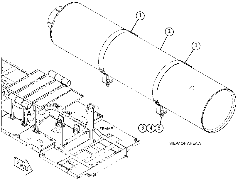 MUFFLER & MOUNTING GP 5037612 CAT
