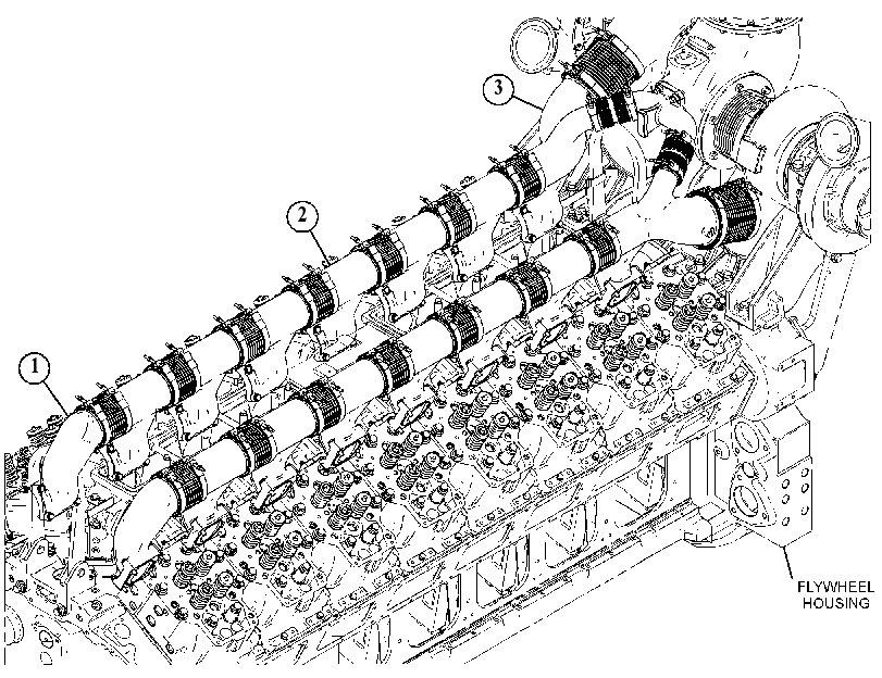 Коллектор выпускной 3846112 CAT