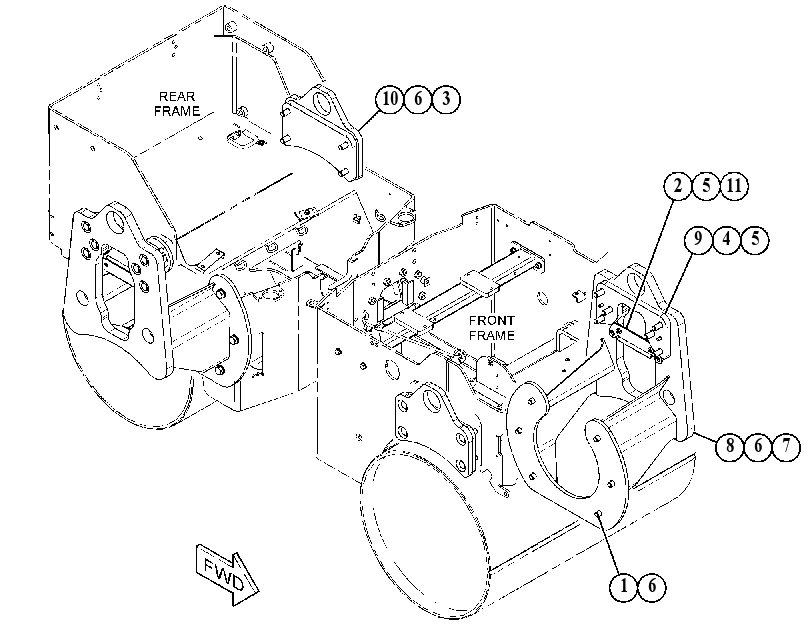 SUPPORT GP-DRUM 4856210 CAT