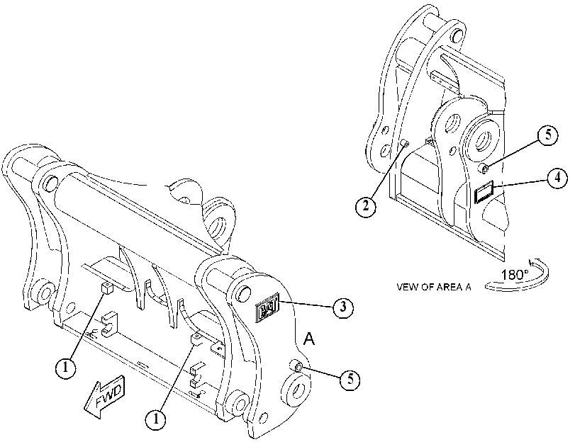 FRAME GP-QUICK COUPLER 5495636 CAT
