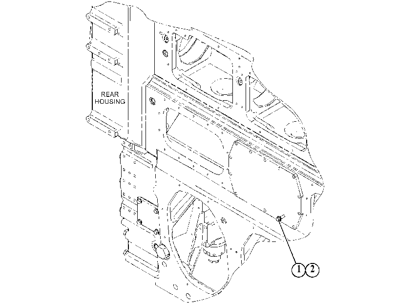 Крепёж крышки 4638045 CAT