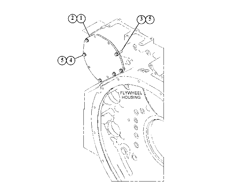 COVER GP-REAR HOUSING 5404240 CAT