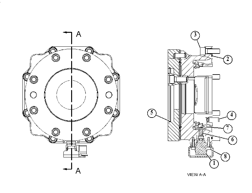 FLANGE GP 4885949 CAT