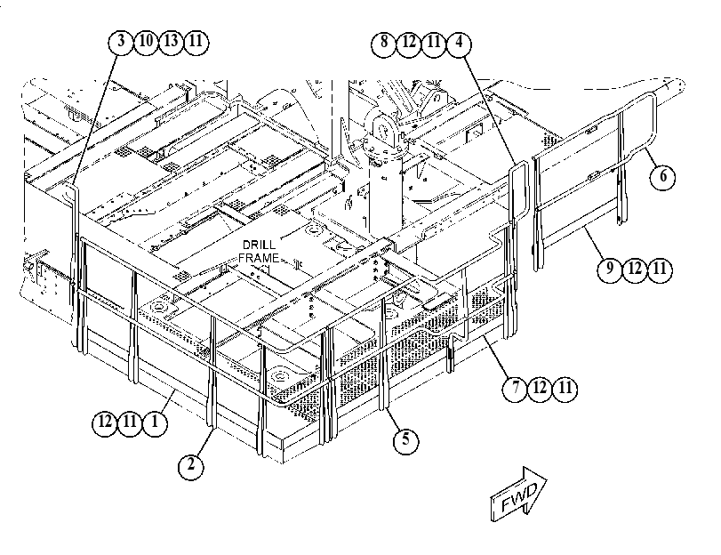 GUARDRAIL GP 5215905 CAT
